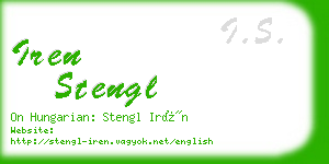 iren stengl business card